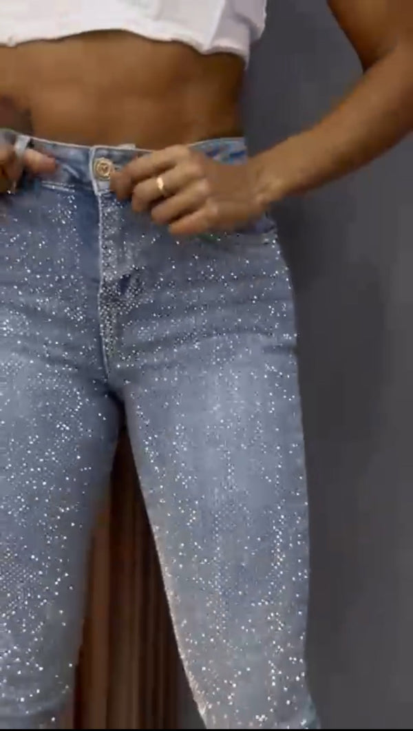 Jeans Glitter Moana ✨